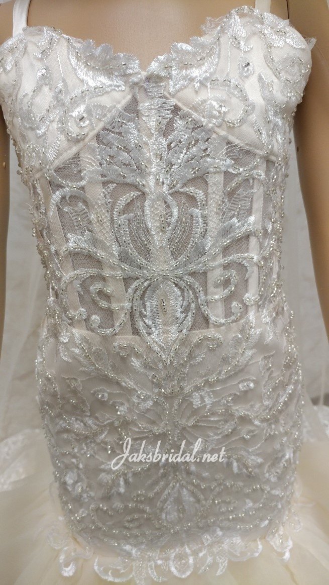 lace illusion flower girl dress